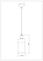 Подвесной светильник Escada Fireside 1102/1