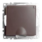 Розетка 1-местная с защитной шторкой Stekker Катрин GLS16-7112-04 49029