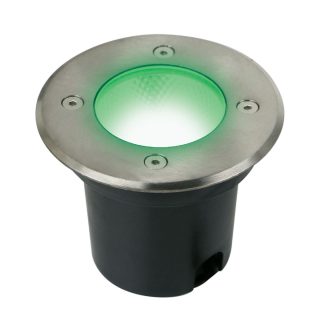 Грунтовый светильник Uniel ULU-B14A-6W/GREEN IP67 GREY UL-00012392