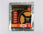 Светодиодная лента Ambrella Light LED Strip 24В 2835 18Вт/м 3000K 5м IP20 GS3301