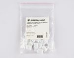 Соединитель угловой L для светодиодной ленты 2835 12/24V (3 конт.) GS6601 (10шт) Ambrella Light Illumination GS6601