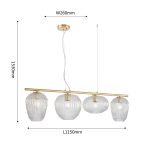 Подвесная люстра Favourite Comical 4053-4P