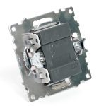 Переключатель 1-клавишный Stekker Катрин GLS10-7105-04 49018