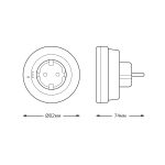 Сетевой адаптер ночник Gauss NS002