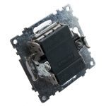 Выключатель 2-клавишный c индикатором Stekker Катрин 39593