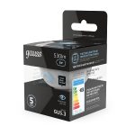 Лампа cветодиодная диммируемая Gauss GU5.3 5W 4100K матовая 101505205-D
