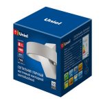 Уличный настенный светильник Uniel ULU-S34A-8W/4000K IP65 GREY UL-00009350