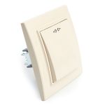 Переключатель перекрестный 1-клавишный Stekker Эрна 39926