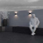 Уличный настенный светильник Maytoni Orbit O490WL-L6B3K