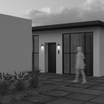 Уличный настенный светильник Maytoni Clyde O493WL-01B