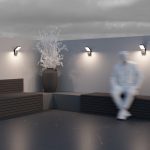 Уличный настенный светодиодный светильник Maytoni Paso O595WL-L12B3K