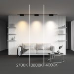 Трековый магнитный светильник Maytoni Points Rot TR194-1-12W2.7K-M-B