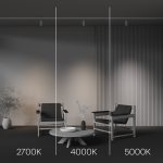 Трековый трехфазный светильник Maytoni Focus Led TR197-3-12WCCT-M-W