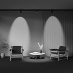 Трековый магнитный светильник Maytoni Lens TR217-4-15WTW-DD-B