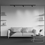 Трековый однофазный светильник Maytoni Calipso TR218-1-GU10-BK