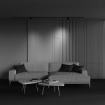 Трековый однофазный светильник Maytoni Glare TR225-1-GX53-B