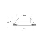 Встраиваемый светильник Hesby Lighting Sogne HSBL_0177