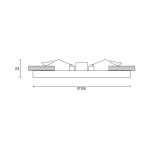Встраиваемый светодиодный светильник Hesby Lighting Alta  HSBL_0183