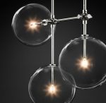 Потолочный светильник Delight Collection Globe Mobile KG0835P-7A chrome