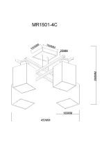 Потолочная люстра MyFar Eileen MR1501-4C