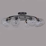 Люстра на штанге Illumico IL0296-8CSQ-79 BK AB