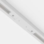 Прямой коннектор питания с вводом питания Maytoni Technical Single phase track system Unity белый TRA001CB-11W