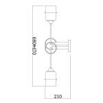 Потолочная люстра Escada Mondrian 699/4P