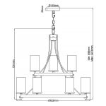 Подвесная люстра Feiss Angelo QN-ANGELO9