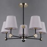 Люстра на штанге Illumico IL0394-5CSQ-24 BK AB CASTOR