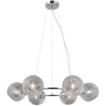 Подвесная люстра Illumico IL0728-6PSQ-24 CR ARIES