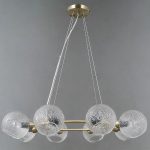 Подвесная люстра Illumico IL0728-8PSQ-24 AB ARIES