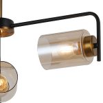 Люстра на штанге Illumico IL8248-3COU-79 BK GD