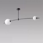 Потолочный светильник iLedex Epical 6827-2 BK+WH