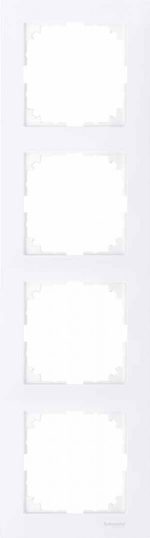 Рамка на 4 поста Schneider Electric Merten MTN4040-3625