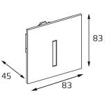 Светильник для ступеней ITALLINE DL 3020 WHITE