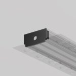 Комплект заглушек для профиля 61×14 2шт Maytoni Led Strip ALM-6114-B-EC 642013