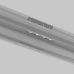 Комплект прямых соединителей для демпферного шинопровода (4 шт.) Maytoni Exility TRA034D-C-42S