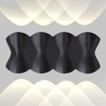 Уличный настенный светильник IMEX Cross IL.0014.0019-8-BK