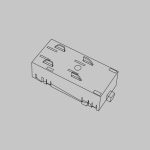 Соединитель прямой IMEX Smart Line IL.0050.4001-BK