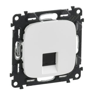 Информационная розетка RJ45 Legrand Valena Allure белая 753740