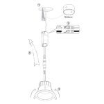 Встраиваемый светильник Maytoni Yin DL031-L12W4K-D-B