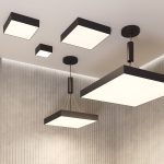 Потолочный светильник Maytoni Zon C032CL-90W4K-SQ-B