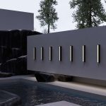 Уличный настенный светильник Maytoni Corte O571WL-L20B3K