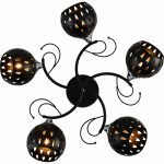 Люстра на штанге Reluce 01314-0.3-05 BK+CR