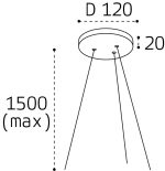 Основание для подвесного светильника Italline IT011-5025 white