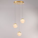 Подвесной светильник Delight Collection MD25030003-3A gold/clear