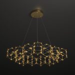 Подвесная люстра Eurosvet Uma 90169/15 медь a061151