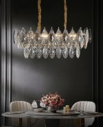 Подвесная люстра Delight Collection D8011P/L-800 gold/smoky