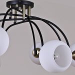 Люстра на штанге Illumico IL0250-8CSQ-79 BK AB