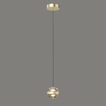 Подвесной светильник Delight Collection Frizzante MD23030088-1A brass/champagne